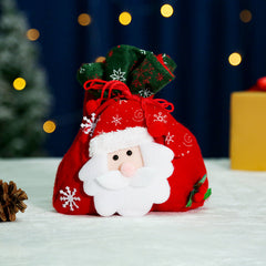 Christmas Creative English Apple Bag Santa Claus Children's Gift Bag Candy Bag Christmas Gift Christmas Bag Bundle