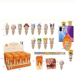 Party Angel Cheek Blind Box Car Ornament Mobile phone Decoration Handmade Anime Doll Finished End Box