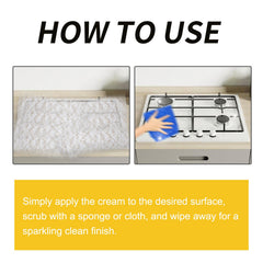 Multi-Surface Cleanser, Kitchen Utensils Heavy Oil Wash Sink Stains Strong Efficient Cleaning Milk