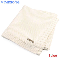 Baby Blanket Knitted Newborn Swaddle Wrap Blankets Super Soft Toddler Infant Bedding Quilt