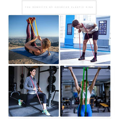 Resistance Band Resistant Latex Sports Elastic Belt Pull Up Assistance Bands For Pilates Training Out Fitness Body Home Gym