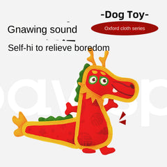 Tug-of-War Toy for Dogs Teeth Cleaning Oxford Cloth Pet Sound Interactive Toy for Small and Medium Dogs
