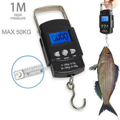 50kg/10g Oauee Mini Scale Electronic For Fishing Luggage Travel Weighting Steelyard Portable Digital Kitchen Scales