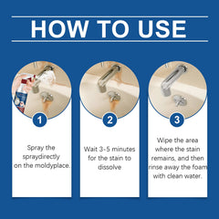 Bathroom Foam Cleaning Spray, Bathroom Wall Stain Removal Multi-Purpose Foam Cleaning Spray