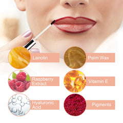 Peel Lip Liner, Outline Lip Shape Lip Color Waterproof Non-Smudging Peel Lip Liner Lip Brush