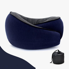 U-shaped memory cotton neck pillow with slow rebound for car travel neck protection