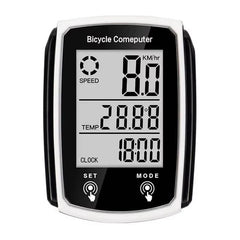 Wired LCD Digital Bicycle Computer - Speedometer and Odometer with Backlight, a Must - have Bike Accessory