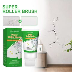 Wall Repair Paint: White Wall Repair Roller Brush Moisture-Proof Peeling Cover Stains And Cracks Renovation Paint