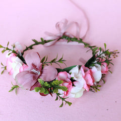 Hawaiian Vacation Wreath Headwear Beautiful Bridal Hairbands Wedding Hair Accessories Headwear Wreath