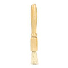 Coffee powder cleaning brush pig hair solid wood residue round head brush coffee machine bean grinder cleaning brush