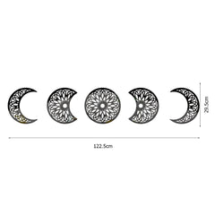 3D Stereoscopic Moon Phase Change Acrylic Mirror Surface Sticker Home Decoration Self-Adhesive Wall Sticker