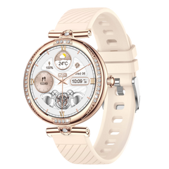 NX17 Pro Smart Watch Fashion Dimanond Ladies Wristwatch Amoled Bluetooth Calling Health Monitoring Women Fitness Smartwatch