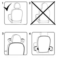 Car Cover Car Seat Back Cover Protectors for Children Protect back of the Auto seat covers for Baby Dogs from Mud Dirt