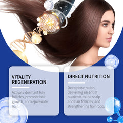 Blue Copper Peptide Hair Care Essential Oil, Moisturizes Dry Hair And Smooth Hair Massage Hair Care Essence