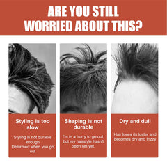 Styling And Care Hair Cream, Strong Hair Styling Moisturizing Shine Long-Lasting Styling Natural Volumizing Cream
