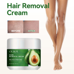 Avocado Hair Removal Cream Armpit Hair Leg Hair Moisturizing Gentle Skin Friendly Non-Irritating Clean Hair Removal Cream