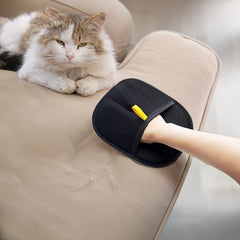 Static Pet Hair Removal Gloves - 3-in-1 Grooming, Deshedding & Multi-Surface Hair Remover for Dogs & Cats