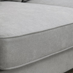 [VIDEO provided] [New] 108*85.5" Modern U Shape Sectional Sofa 7 Seat Fabric Sectional Sofa Set