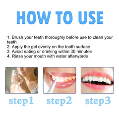 Teeth Brightening Repair Gel, Oral Care Beauty Cleaning Teeth White Brightening Pen