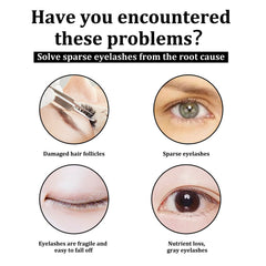 Eyelash Boost Serum, Natural Long Black Thick Curling Eyelashes Waterproof And Non-Smudges Durable Mascara