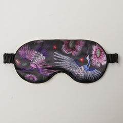 Double-Sided Imitation Silk Eye Mask Satin Silk Eye Protection Blackout Sleep Mulberry Silk Eye Mask Printed Spot Wholesale
