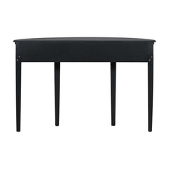 U-Style Distinctive Features of Pine Veneer Console Table with Vertical Stripe Drawer Fronts and Four Legs