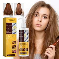 Maca Essence Repair Collagen, Repair Damaged Hair Reduces Split Ends Deep Clean Smooth And Shiny