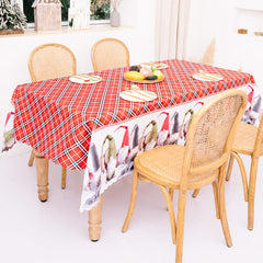 Christmas Decoration Creative Christmas Printed Tablecloth Table Flag Christmas Desktop Decoration Supplies