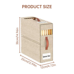 Compact Foldable Storage Cubes for Linens, Towels & Bedding Essentials
