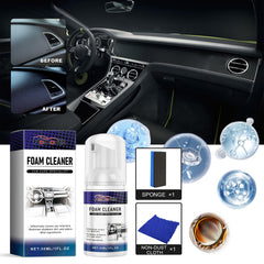 Car Interior Cleaner, Car Interior Seat Cleaning And Maintenance Brightening Decontamination Refurbishing Agent