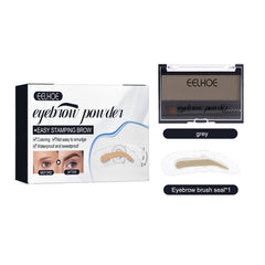 Eyebrow Powder Set Makeup Natural Lasting Waterproof Not Easy To Decolorize Dizzy Lazy Seal Eyebrow Powder Set