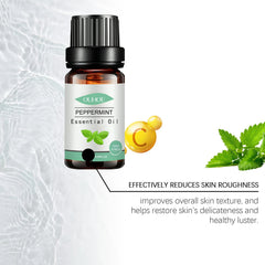 Mint Skin Care Essential Oil, Living Room Office Mint Fragrance Body Soothing Long-Lasting Moisture Lock To Enhance Skin