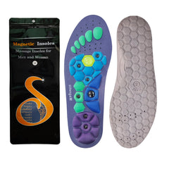 Magnetic therapy sports insoles for foot massage, weight loss, acupressure, anti - fatigue and healthcare