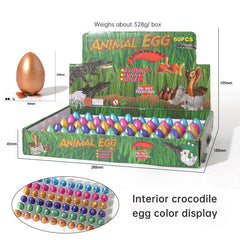 Dinosaur egg children soak in water to expand hatching small toys cracked shell simulation animal