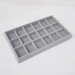 Velvet Stackable Jewelry Organizer, Portable for Rings, Earrings and Necklaces.