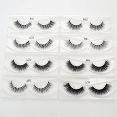 3D Mink Eyelashes Crossing Mink Lashes Hand Made Full Strip Eye Lashes 34 Styles cilios naturais False Lashes
