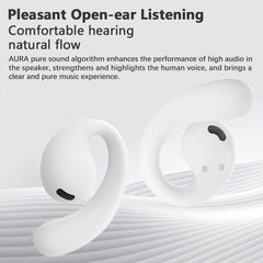 Frosted H8 Bluetooth Earphones with Ultra Long Battery Life OWS Non In Ear External Hanging Wireless Earphones