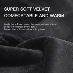 Outdoor warm cold windproof riding gloves touch screen windproof and anti-skid women's velvet full finger gloves