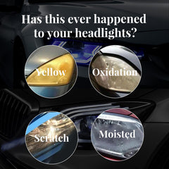 Headlight Restoration Fluid, Car Headlight Scratch Repair Car Light Brightening Plating Crystal Maintenance Polishing