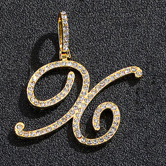 Hip hop accessories grass letter pendant melon seed buckle Cuban chain accessory