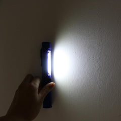 COB LED Mini Pen Multifunction led Torch light Handle work flashlight square Work Hand   With Magnet