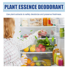 Refrigerator Deodorizer Purifying Gel, Indoor Refrigerator Deodorization Purification Fresh-Keeping Anti-Channeling Clean Odor