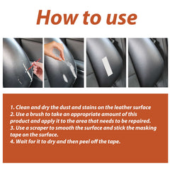 Leather Filling Cream, Car Seat Leather Sofa Leather Bag Leather Shoes Leather Clothing Care Cream