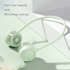 Foldable Neck Fan Portable Silent USB Charging Outdoor Sports Turbine Bladeless Mini Neck Fan