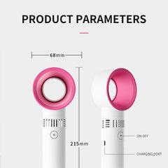 Mini Portable Fan USB Rech Mini Portable Fan USB Rechargeable Night Light Cooling Handheld Fan Three Speed