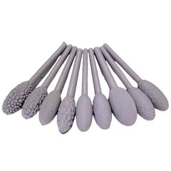 9 - piece Clay Art Texture Tool Sets. Includes Pattern Rollers for Modeling, Embossing Plaids with Hand - held Rollers