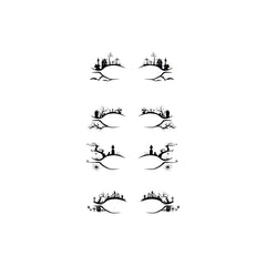 Halloween Eyeliner Stick Scary Fashion Party Makeup Kit Bat Spider Decorative Eyeliner Eyeshadow Stick