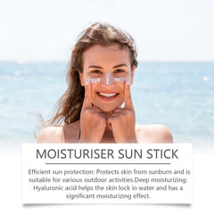 Moisturizing Protection Stick, Moisturizing Refreshing Non-Greasy Waterproof Anti-Uv Moisturizing Skin Protection Stick