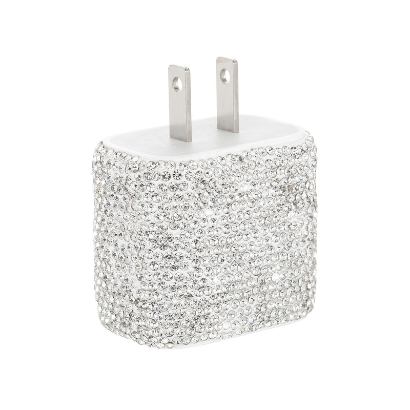Diamond studded phone charger US standard PD20W phone charger suitable for Apple phone fast charging head