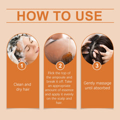 Hair Regrowth Ampoules, Nourish The Scalp To Promote Germinal Nourish Hair Follicle Health Care Essence